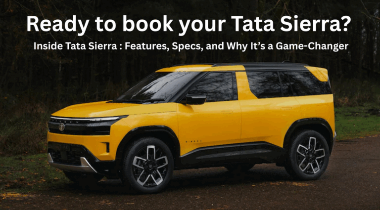 Ready To Book Tata Sierra