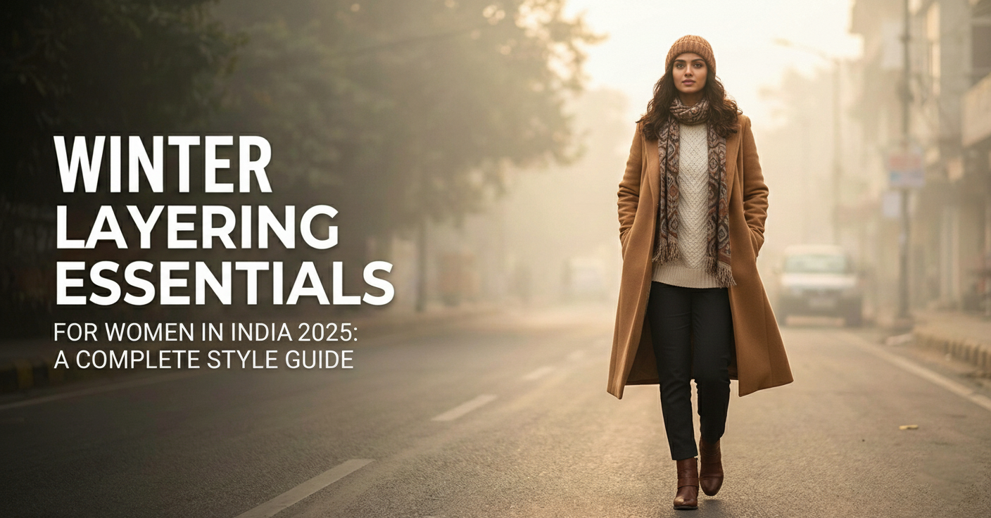 Winter Layering Essentials for women in India 2025 A Complete Style Guide