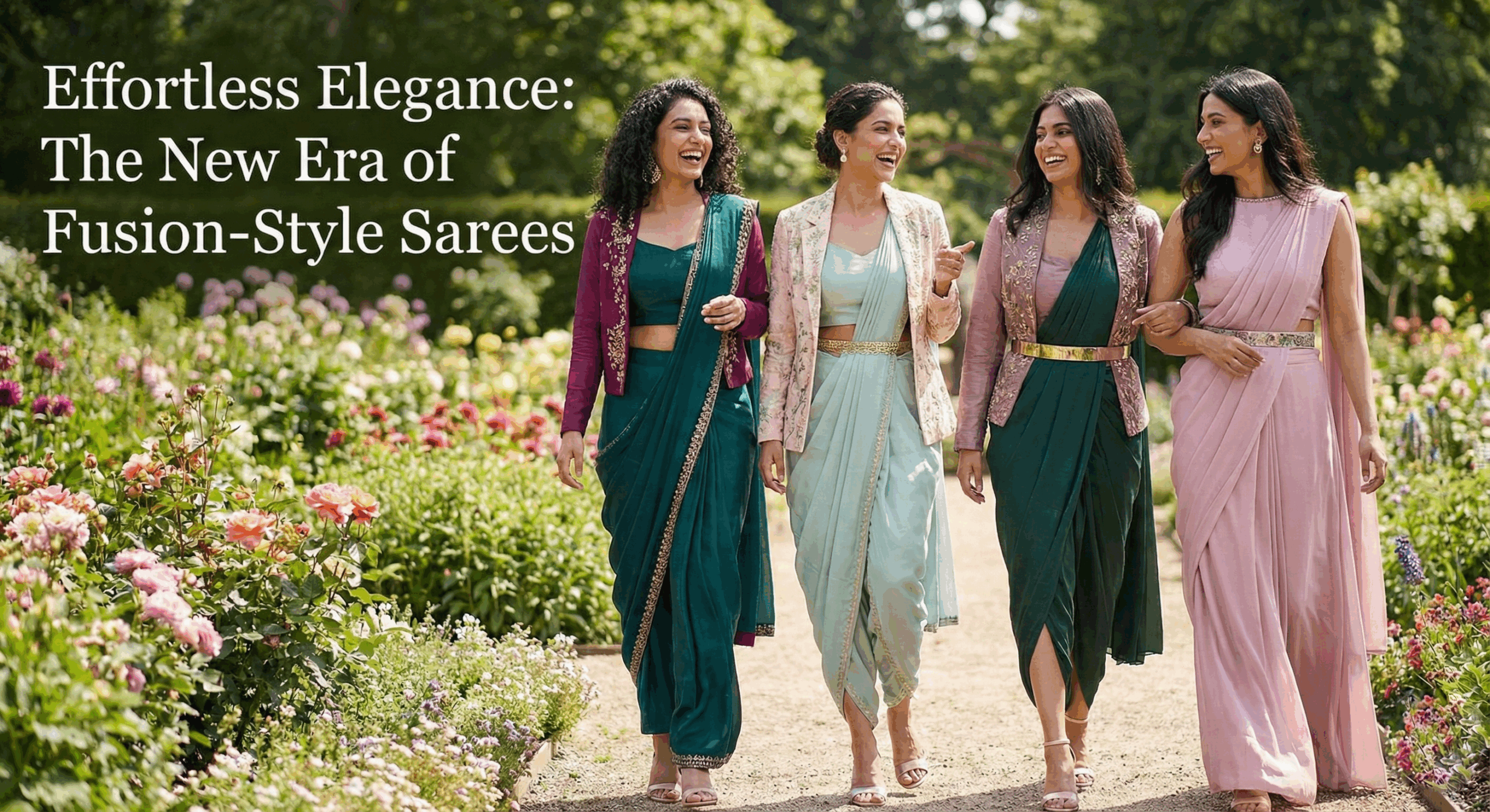 Ready-to-Wear Fusion-Style Sarees