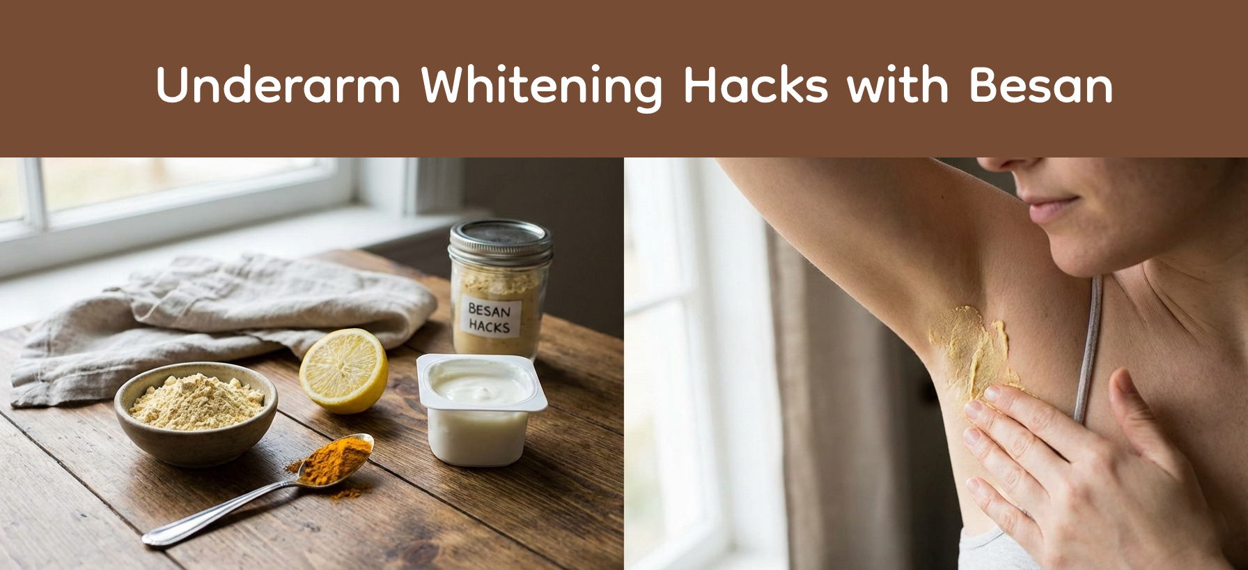 besan underarm